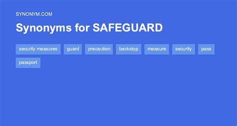 guard synonym|safeguarding synonym.